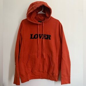 Bianca Chandon Lover Orange Hooded Sweatshirt